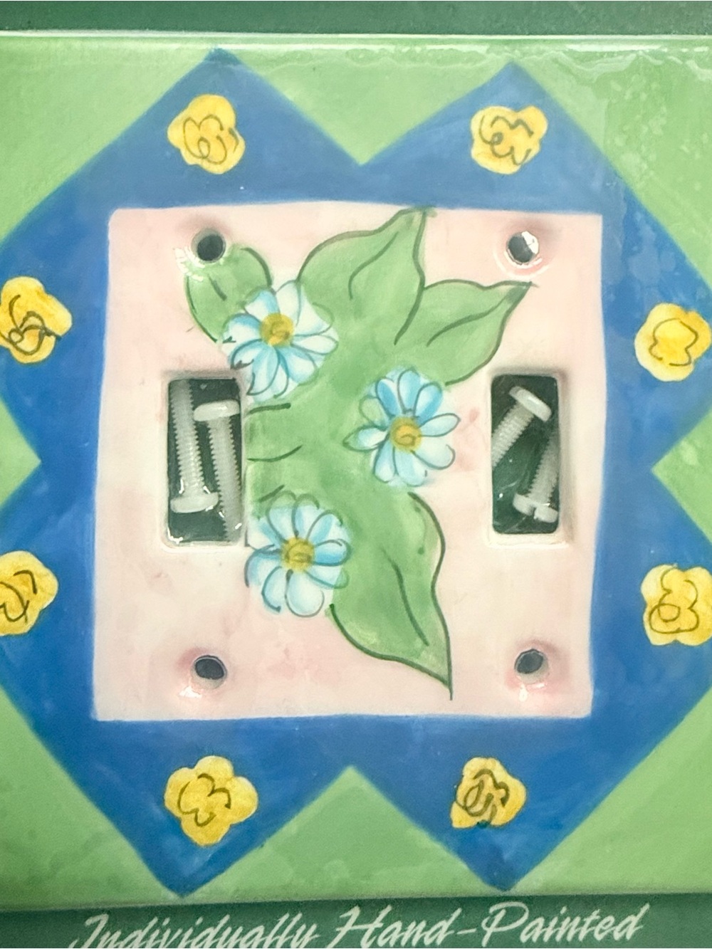 Creative Accents Brush Strokes Decorative Light Switch Covers - Picture 2 of 5
